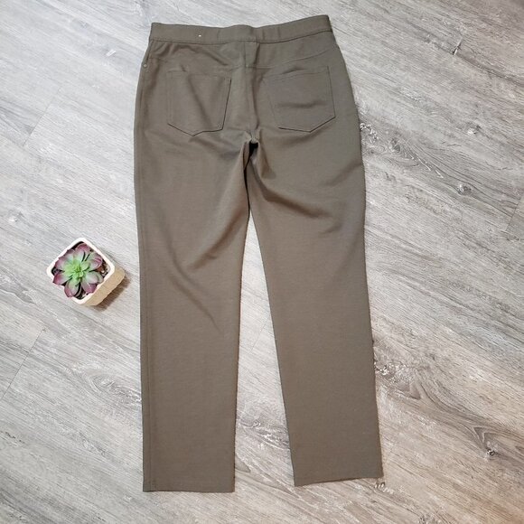 Chico's * Olive Green Ponte Pant * Sz 0.5 S 6 - Picture 3 of 8